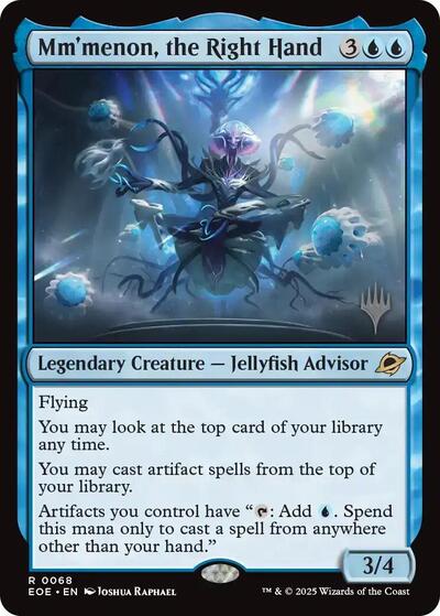 Mm'menon, the Right Hand (Promo Pack: Edge of Eternities) Near Mint