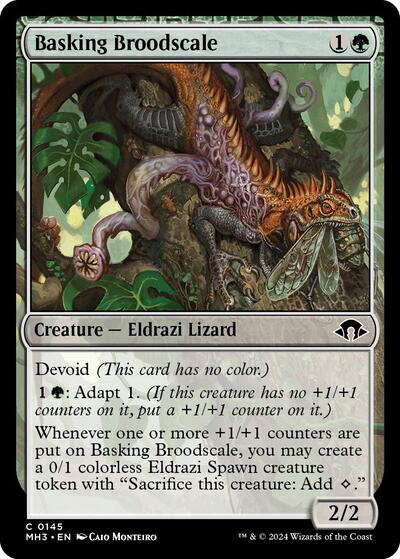 Basking Broodscale (Modern Horizons 3) Light Play Foil