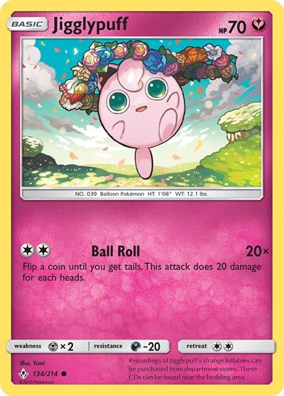 Jigglypuff (SM - Unbroken Bonds) Near Mint