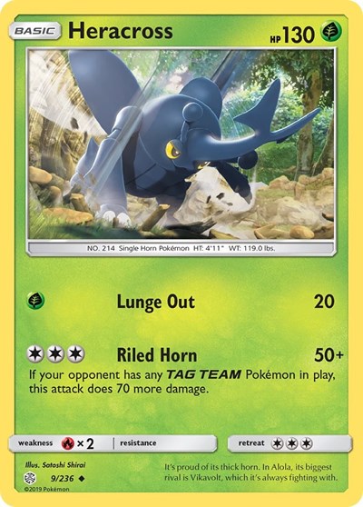 Heracross (SM - Cosmic Eclipse) Near Mint