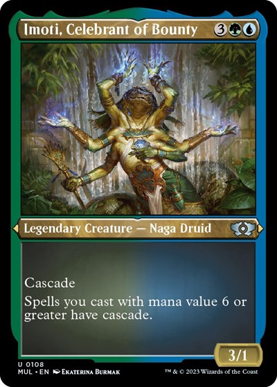 Imoti, Celebrant of Bounty (Foil Etched) (March of the Machine: Multiverse Legends) Near Mint Foil