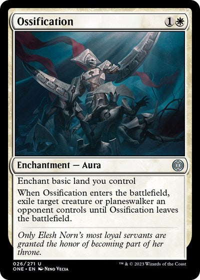 Ossification (Phyrexia: All Will Be One) Light Play Foil