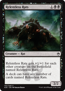 Relentless Rats (Masters 25) Light Play