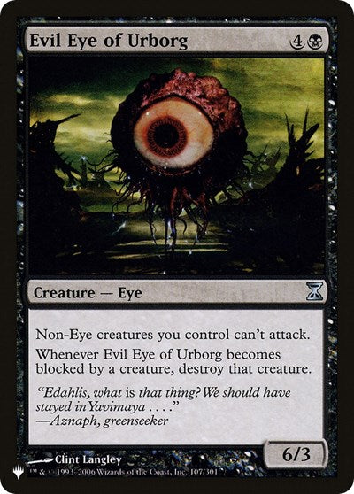 Evil Eye of Urborg (The List) Light Play