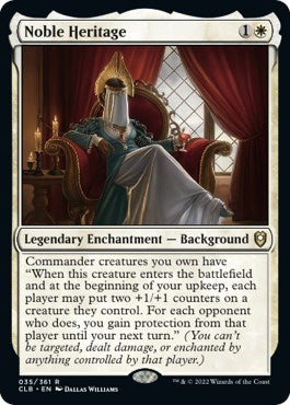 Noble Heritage (Commander Legends: Battle for Baldur's Gate) Light Play
