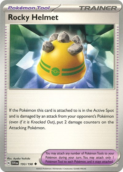 Rocky Helmet (Scarlet and Violet: Base Set) Near Mint Reverse Holofoil