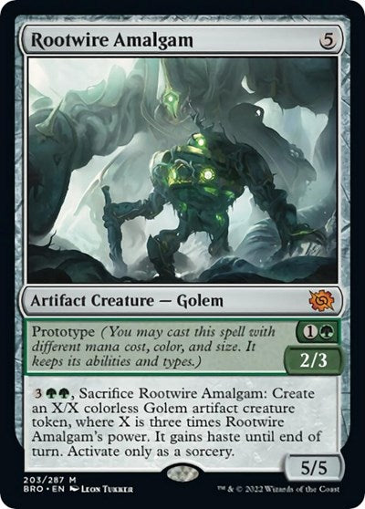 Rootwire Amalgam (The Brothers' War) Near Mint Foil