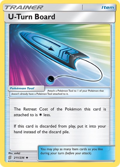U-Turn Board (SM - Unified Minds) Near Mint Reverse Holofoil