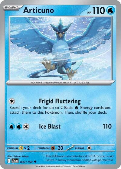 Articuno - 032 (SV09: Journey Together) Near Mint
