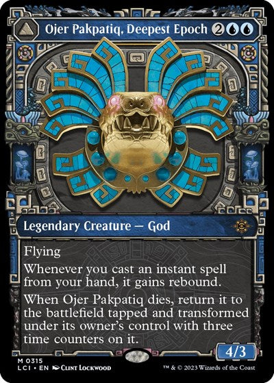 Ojer Pakpatiq, Deepest Epoch (Showcase) (The Lost Caverns of Ixalan) Light Play