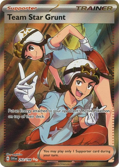 Team Star Grunt - 242 (Scarlet and Violet: Base Set) Near Mint Holofoil