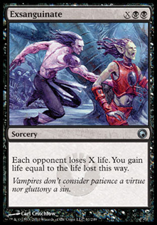 Exsanguinate (Scars of Mirrodin) Light Play