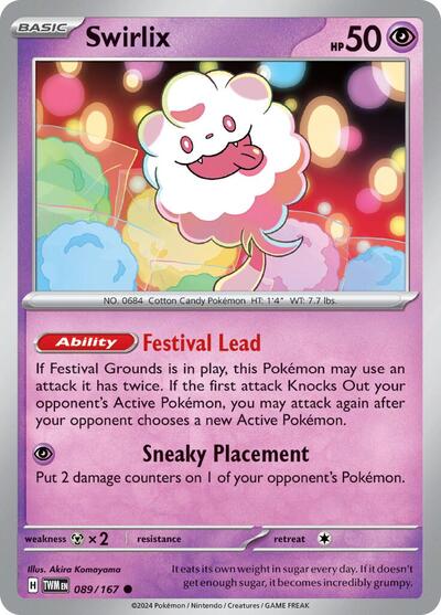 Swirlix (SV06: Twilight Masquerade) Near Mint