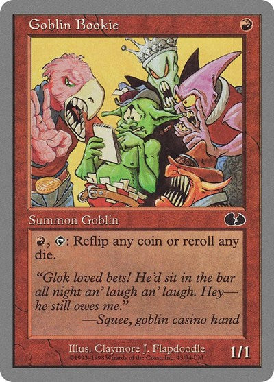 Goblin Bookie (Unglued) Light Play