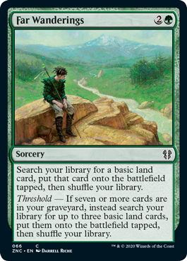 Far Wanderings (Commander 2020 Zendikar Rising) Near Mint