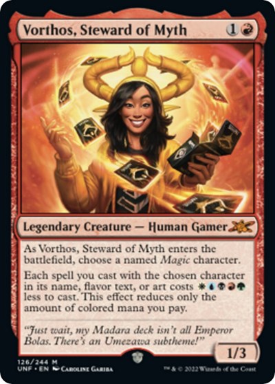 Vorthos, Steward of Myth (Unfinity) Light Play