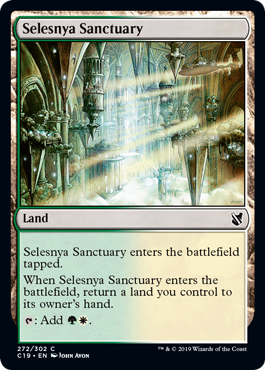 Selesnya Sanctuary (Commander 2019) Light Play