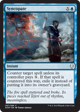 Syncopate (Dominaria) Light Play Foil