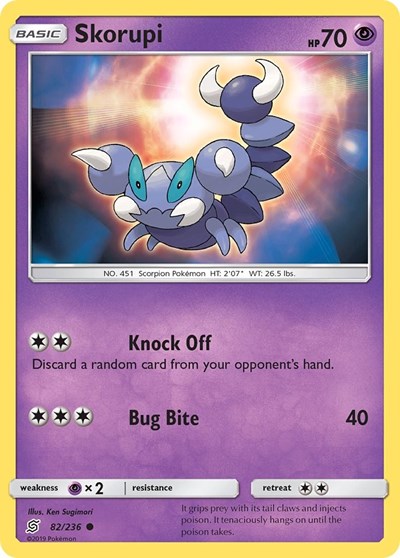 Skorupi (SM - Unified Minds) Near Mint Reverse Holofoil