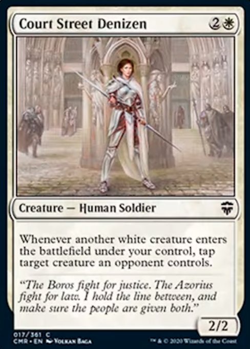 Court Street Denizen (Commander Legends) Light Play Foil