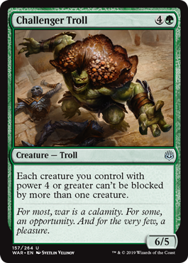 Challenger Troll (War of the Spark) Light Play