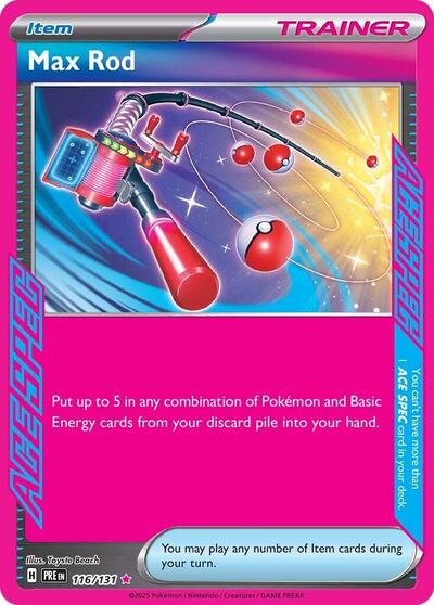 Max Rod (SV: Prismatic Evolutions) Near Mint Holofoil
