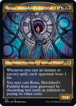 Rona, Sheoldred's Faithful (Showcase) (Dominaria United) Light Play Foil