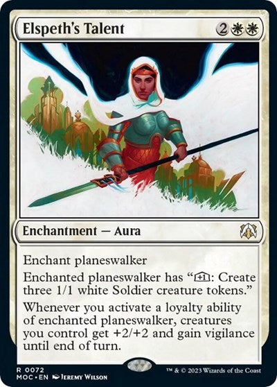 Elspeth's Talent (Commander: March of the Machine) Near Mint