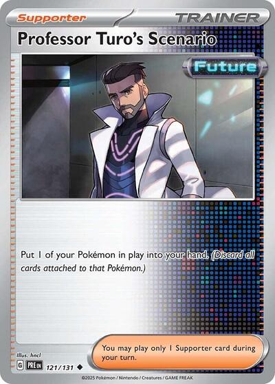 Professor Turo's Scenario (SV: Prismatic Evolutions) Near Mint Reverse Holofoil
