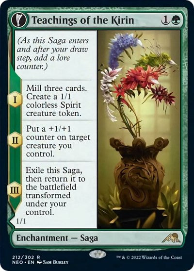 Teachings of the Kirin (Kamigawa: Neon Dynasty) Light Play Foil