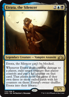 Etrata, the Silencer (Guilds of Ravnica) Light Play Foil