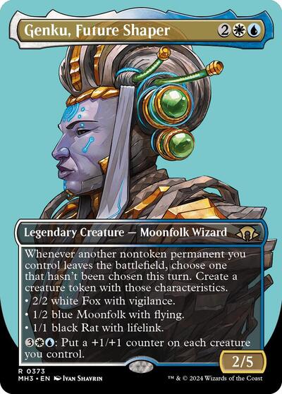 Genku, Future Shaper (Borderless) (Modern Horizons 3) Light Play