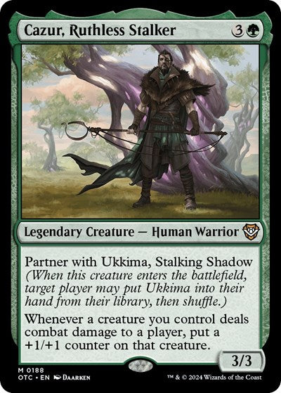Cazur, Ruthless Stalker (Commander: Outlaws of Thunder Junction) Near Mint