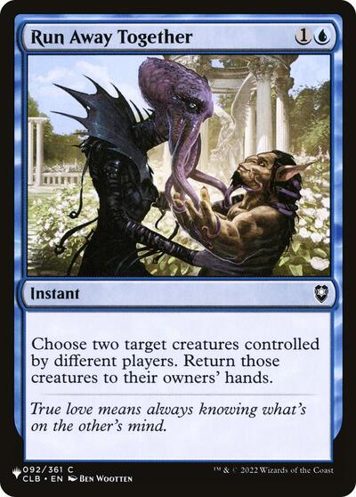 Run Away Together (The List) Near Mint