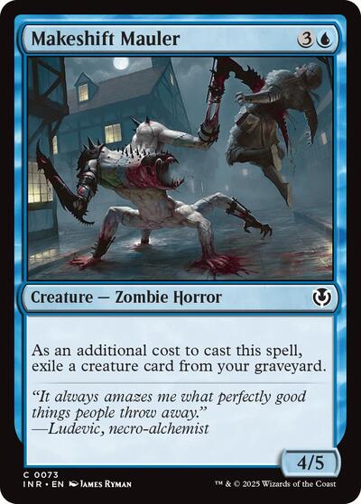 Makeshift Mauler (Innistrad Remastered) Light Play Foil