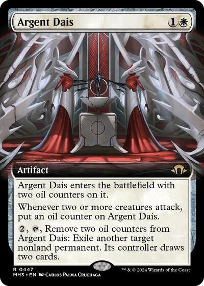 Argent Dais (Extended Art) (Modern Horizons 3) Light Play Foil