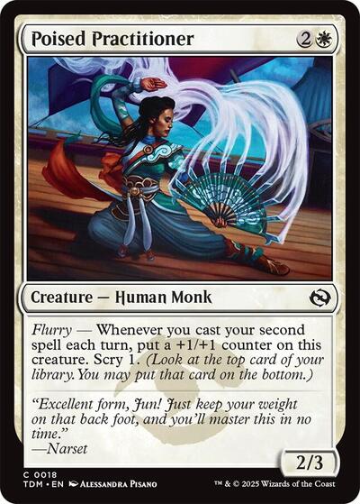 Poised Practitioner (Tarkir: Dragonstorm) Near Mint Foil