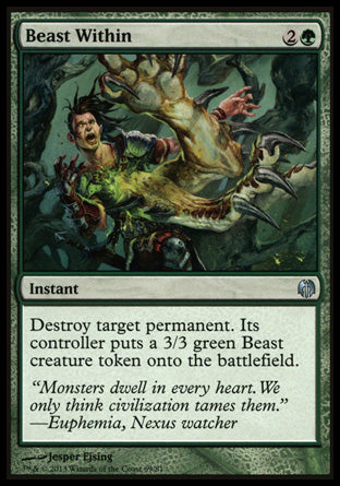 Beast Within (Duel Decks: Heroes vs Monsters) Light Play