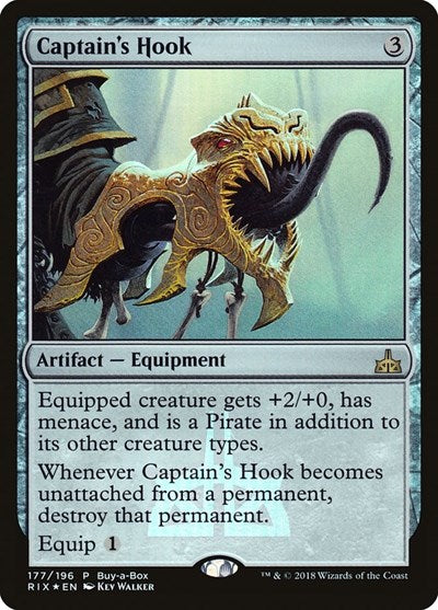 Captain's Hook (Promos: Buy-A-Box) Light Play Foil
