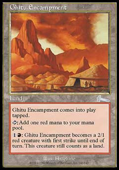 Ghitu Encampment (Urza's Legacy) Light Play