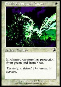 Shield of Duty and Reason (Apocalypse) Light Play