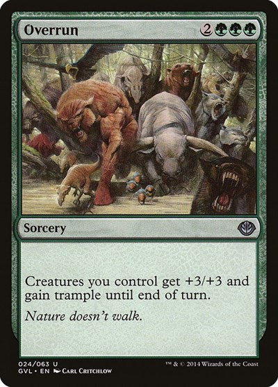Overrun (Duel Decks: Anthology) Light Play