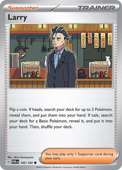 Larry (Scarlet and Violet: Paradox Rift) Near Mint Reverse Holofoil