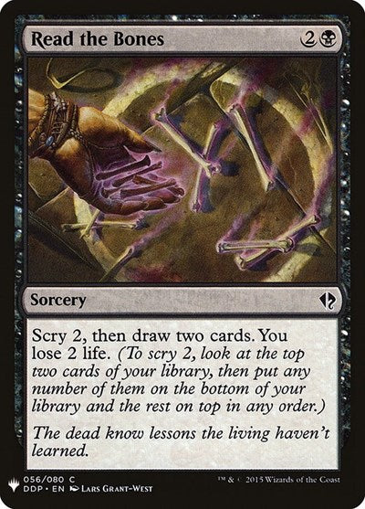 Read the Bones (Mystery Booster) Light Play