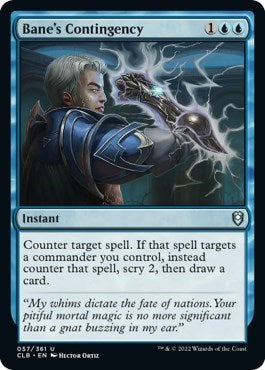 Bane's Contingency (Commander Legends: Battle for Baldur's Gate) Near Mint Foil