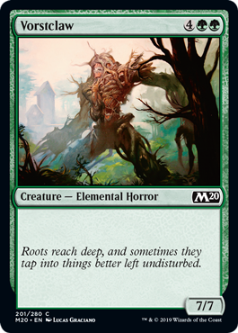 Vorstclaw (Magic 2020 Core Set) Light Play Foil
