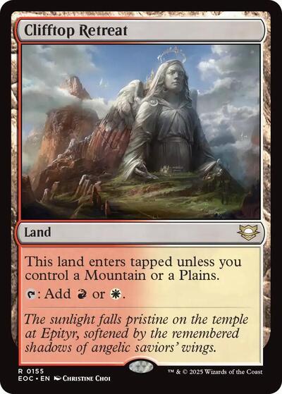 Clifftop Retreat (Commander: Edge of Eternities) Light Play