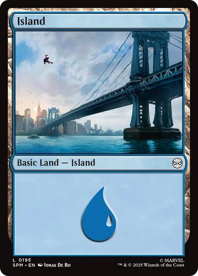 Island (0195) (Marvel's Spider-Man) Near Mint Foil