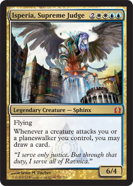 Isperia, Supreme Judge (Return to Ravnica) Light Play