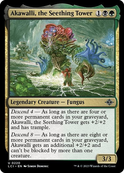 Akawalli, the Seething Tower (The Lost Caverns of Ixalan) Near Mint Foil